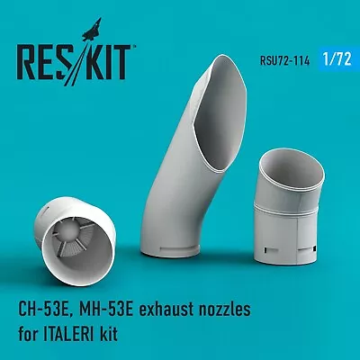 ResKit RSU72-0114 Scale 1:72 CH-53E MH-53E Exhaust Nozzles For Italeri Kit • $9.73