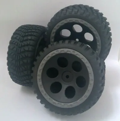  1/10 Off Road RC Short Course Truck Wheels And Tyre Set Of 4 • £21.99
