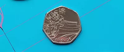 50p Coin. OLYMPIC GAMES CYCLING Fifty Pence Coin 2011 BUNC. • £6.29