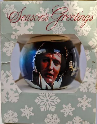 Elvis Presley 1935 - 1977 Christmas Ornament Ball 1987 Signatures Of Christmas  • $24.99