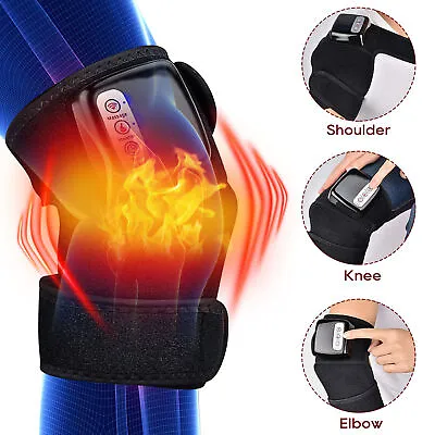 Electric Heating Vibration Knee Joint Pad Brace Massage Therapy Legs Massager  • $9.95