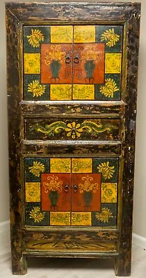 Antique Wooden Mongolian Cupboard • $479.40