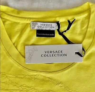 Authentic Versace Collection Girocollo With Embroidered Medusa Head Tee • $150
