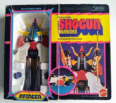 Vintage Shogun Warriors RAYDEEN 6  Die Cast Figure Mattel POPY 2727 2730 Bandai • $247.58