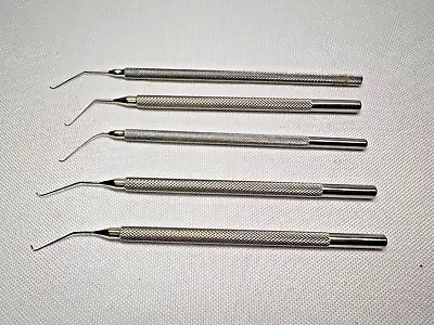 Set Of 5 Ophthalmic Angled Ball Tip Manipulators • $365