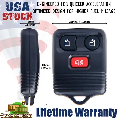 2PCS Keyless Remote Car Key Fob For Ford F-150 1999-2007 Expedition Escape Focus • $11.79