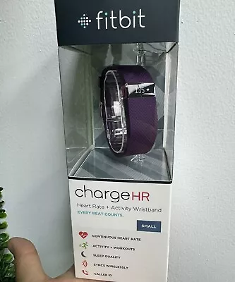 Fitbit Charge HR  Tracker Monitor Wristband Heart Rate -Small- Purple • $39.99