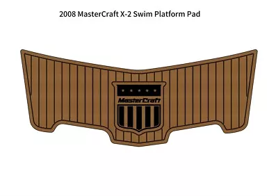 2008 MasterCraft X-2 Boat Swim Platform Pad Boat EVA Foam Faux Teak Deck Floor • $249