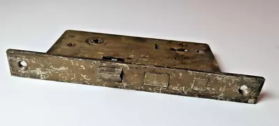 Antique Brass Mortise Lock 1 X 8 Inch No Key Rare Vintage Door Hardware • $14.99