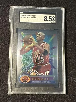 1994-95 Topps Finest - #331 Michael Jordan SGC 8.5 NM-MT+ • $26