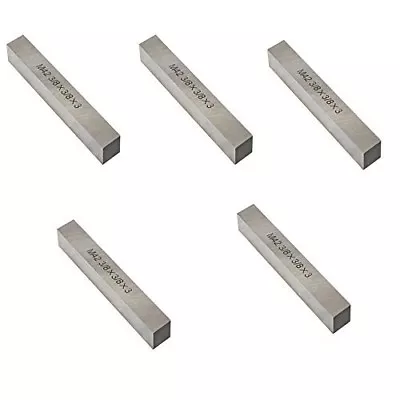 5Pcs 3/8'' X 3/8'' X 3'' M42 Cobalt Steel Square Tool Bit Lathe Fly Cutter Mill • $37.99