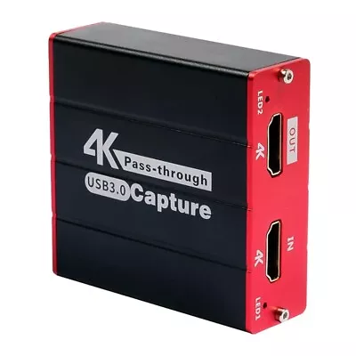  USB3.0 4K  Video Capture Card 1080P 60FPS  Game Capture Device Cam Link2608 • £22.92