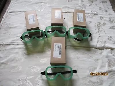 NEW / NOS US Vintage Industrial Safety Goggles - 4 Per Package • $27.95