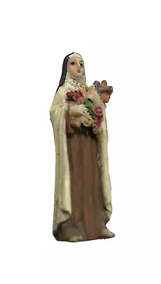 Vintage Mini Figurine ST. THERESE OF THE CHILD JESUS Religious Miniature • $19.99