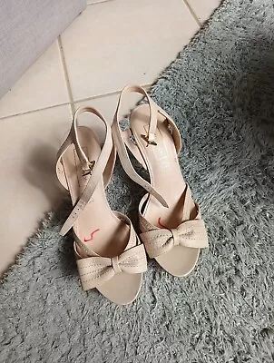 Marks And Spencer Autograph Nude Leather Upper Shoes Size 5 1/2 • £4.99