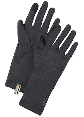 Smartwool Thermal Merino Charcoal Gray Gloves Touchscreen Size S • $25.49