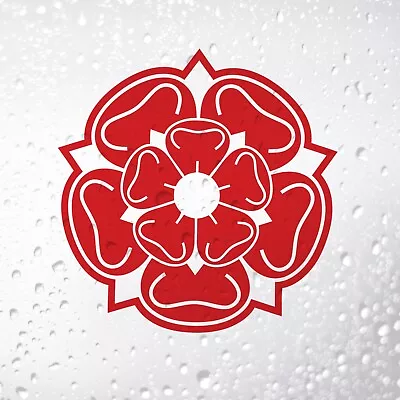 £2.69 • Buy Lancashire Red Rose Car Camper Van Sticker, Caravan Motorhome Van Lorry Truck