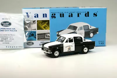 Vanguards VA06801 - Salford City Police Hillman Minx IIIA - 1/43 Scale • £18.99