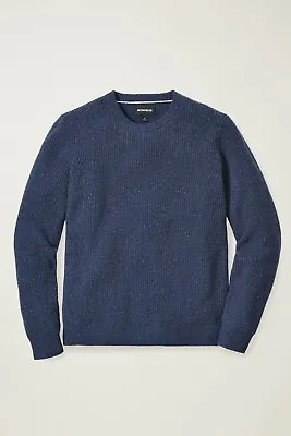 $70 • Buy Bonobos Donegal Crew Neck Sweater, Size: Small, Color: Star Blue, Like-New