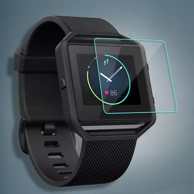 4x Tempered Glass Protective Film Screen Protector For Fitbit Blaze Smart Watch# • $6.44