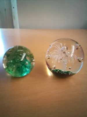 Vintage Langham Green  Paperweight Art Glass & Paperweight ❤️CHARITY  • £10