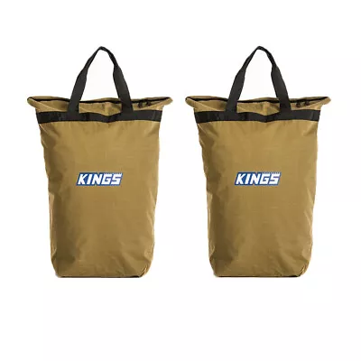 2x Adventure Kings Water Resistant Doona Pillow Tough 400GSM Canvas Bag Handles • $39.95