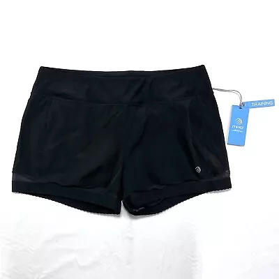 NWT MPG Shorts Mondetta Performance Gear Women’s Workout Scallop Hem Size Large • $13.99