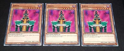 Yu-gi-oh! TCG 3x Jinzo SBC1-ENE01 X3 COMMON YUGIOH! DARK MACHINE SET GOAT NM • $6