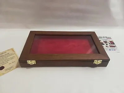 Casket Expositor IN Wood For Knives Display Case Coins Cash Valuables Home • $154.36