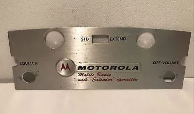 Motorola MOTRAC MOCOM-70 Control Head Escutcheon Nameplate 1 Freq W/Ext. ItemC • $16