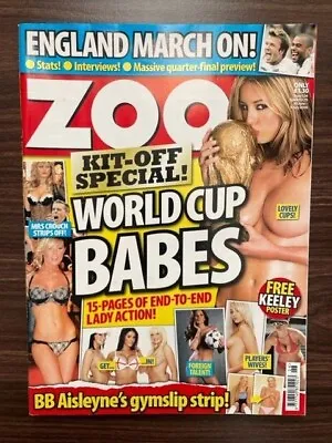 £19.50 • Buy Zoo Magazine 30th June - 6th July 2006 Keeley Hazell Poster Issue 124