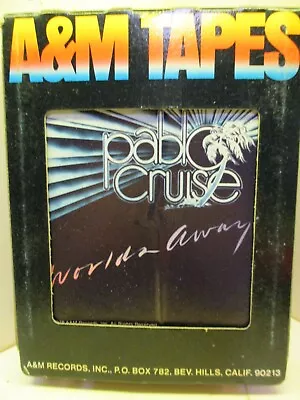 8 Track Tape A&M 8T-4697 Pablo Cruise ‎– Worlds Away 8008 • $14