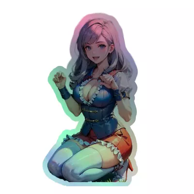 Jinx LoL Arcane Holographic Anime Sticker 6  Car Decal Waterproof Vinyl Sticker • $6.95