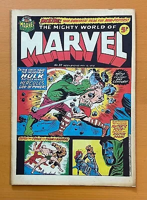 Mighty World Of Marvel #32 RARE MARVEL UK 1973. Stan Lee. FN+ Bronze Age Comic • £19.95