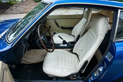 Datsun 240Z/260Z/280Z Synthetic Leather Seat Covers 1970-1978 Off White • $270