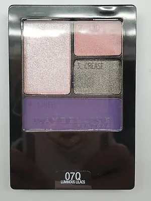 MAYBELLINE Expert Wear Colors Eye Shadow Quad ~ Purple/Pink/Gray/Peach • $9.95