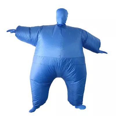 Adult Inflatable Suit Fat Suit Clothes Costume Fat Chub Sumo Blow Up Fancy Dress • £34.49