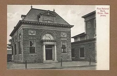 ElmerNJ New Jersey First National Bank Circa 1908 • $4.95