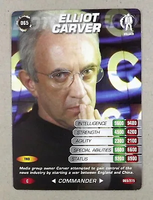 £2.04 • Buy 1 X 007 Spy Card # 065 Elliot Carver - Jonathan Pryce