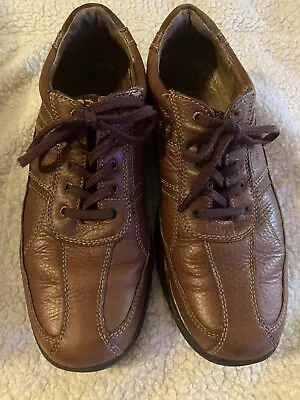 Flexi Leather Corte Vacuno Lace-Up Oxford #19118 Shoe Men's U.S. 11 M NEW Brown • $34.99