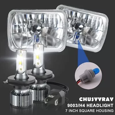 7x6  Square LED Headlight Hi/Lo Beam For Ford F 150 F 250 F 350 1978-1986 • $129.99