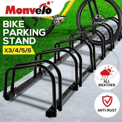 $37.99 • Buy Monvelo Bike Stand Rack Floor Parking Holder 1-6 Bicycle Storage Cycling Stands