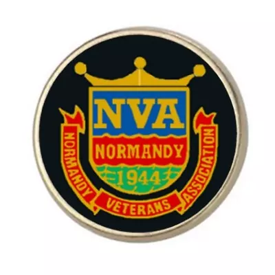 Normandy Veterans Military Silver Colour Badge With A Velveteen Bag • £3.99