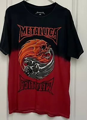 Metallica Skulls Fire Ball Sz Large Mens New Without  Tag. • $20