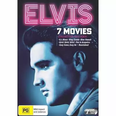 Elvis 7 Movie Collection Dvd New & Sealed  Free Post • $69