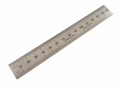 Igaging Machinist Ruler Stainless 6  Metric SAE E/M 1/32  1/64th Mm .5mm • $7.99
