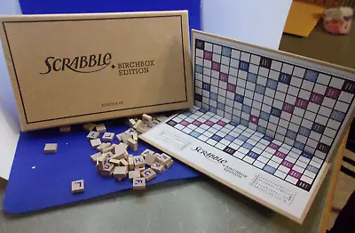 Scrabble Board Game Birchbox Edition Mini 2 Player Missing Letters & Ltr Board • $9