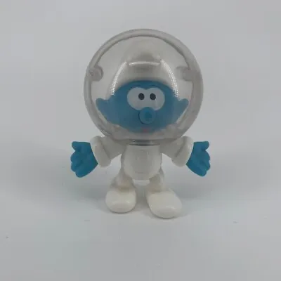 Smurfs Astro Smurf Astronaut Figurine Vintage With Space Helmet RARE • $24.95