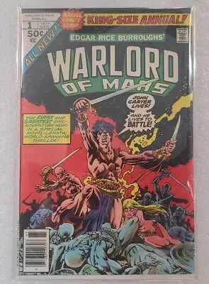 $0.99 • Buy JOHN CARTER WARLORD OF MARS KING SIZE ANNUAL #1 October 1977 MARVEL COMICS GROUP