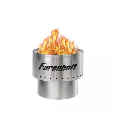 Flare 13 Inch Stainless Steel Smokeless Firepit Wood Or Pellet Burning Fire Pit • $59.99